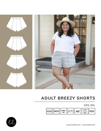 Adult Breezy Shorts - Lowland Kids
