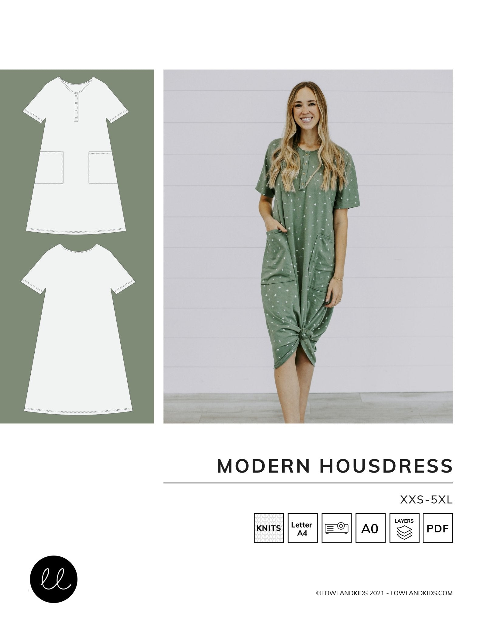 modern house dress pattern Modern House Dress Pattern