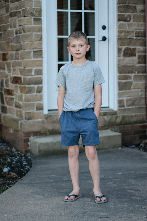 Basic Lined Shorts - Lowland Kids