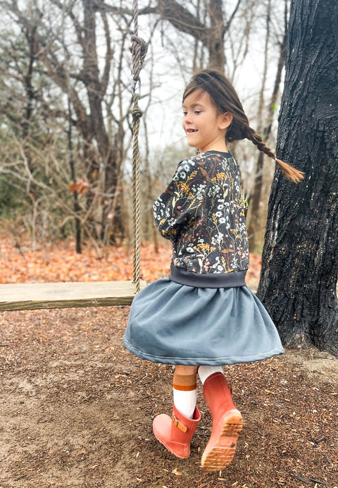 Sweater Skirt Dress - Lowland Kids