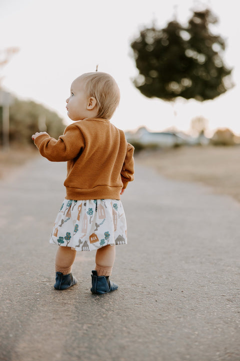 Sweater Skirt Dress - Lowland Kids