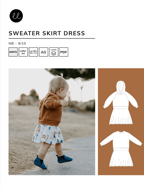 Sweater Skirt Dress - Lowland Kids