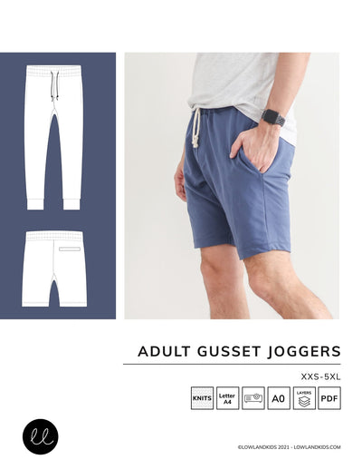 Adult Gusset Joggers - Lowland Kids