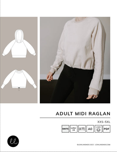 Adult Midi Raglan - Lowland Kids