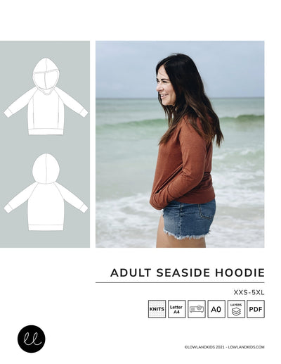 Adult Seaside Hoodie - Lowland Kids