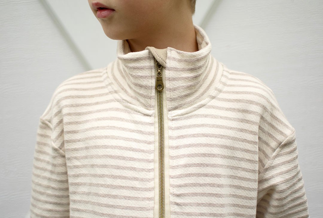 Half zipper sweater sewing pattern