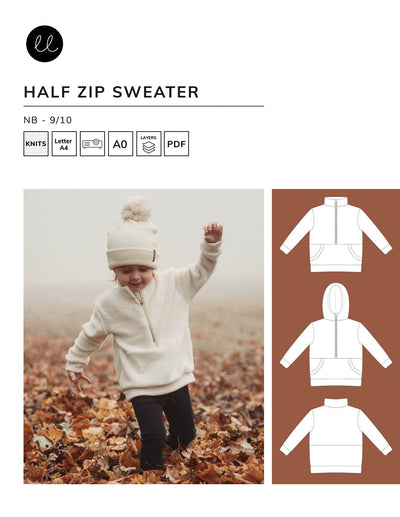 Half Zip Sweater - Lowland Kids