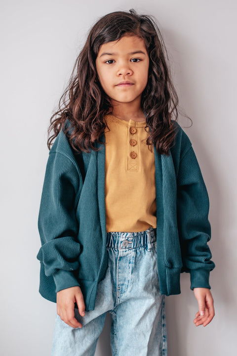 Kids Chunky Cardigan - Lowland Kids