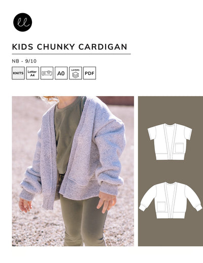 Kids Chunky Cardigan - Lowland Kids
