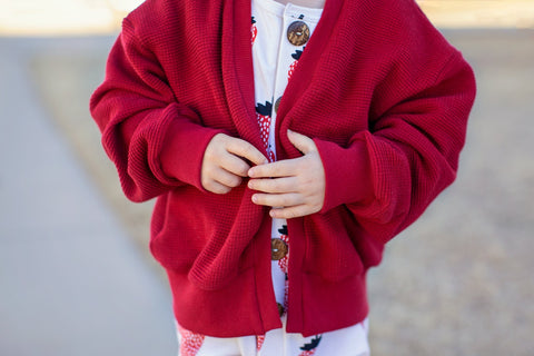 Kids Chunky Cardigan - Lowland Kids