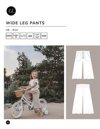 Kids Wide Leg Pants - Lowland Kids