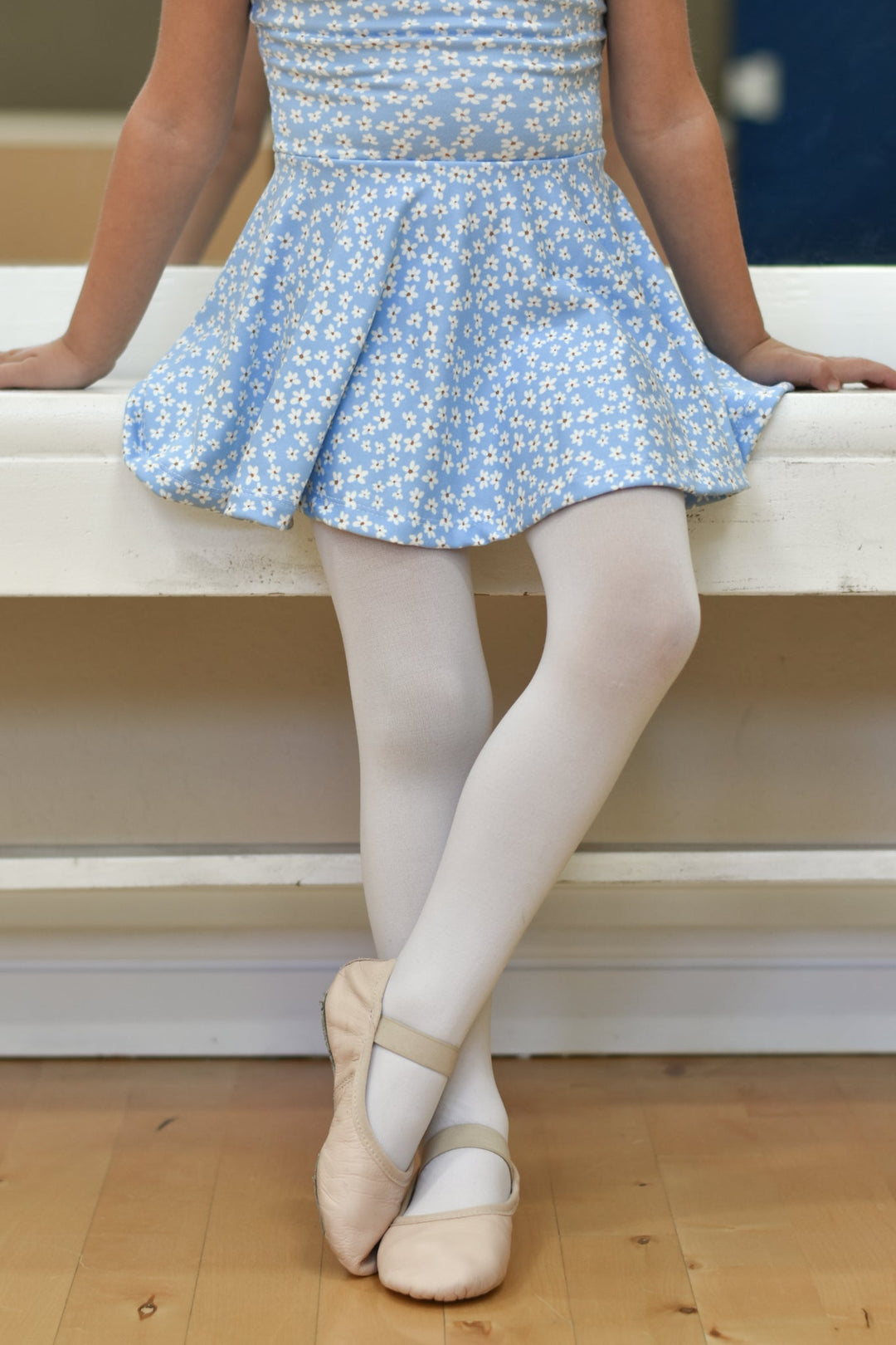 Child Bow Back Leo with Skirt main image 1