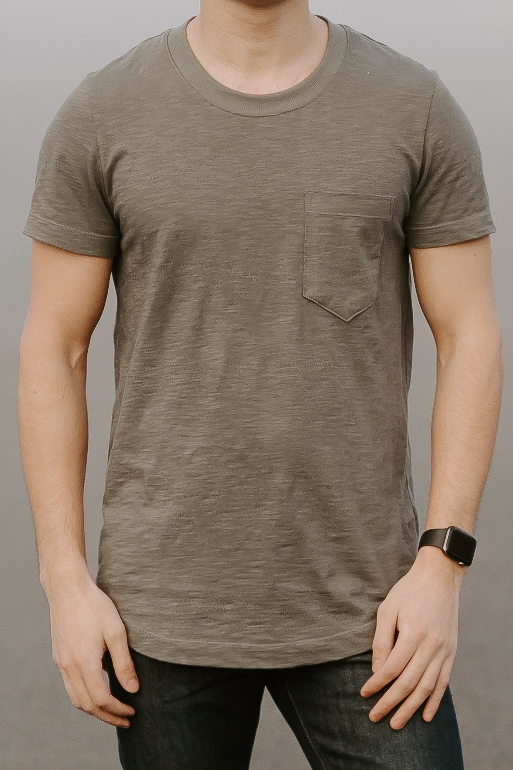 Adult Curved Hem Tee