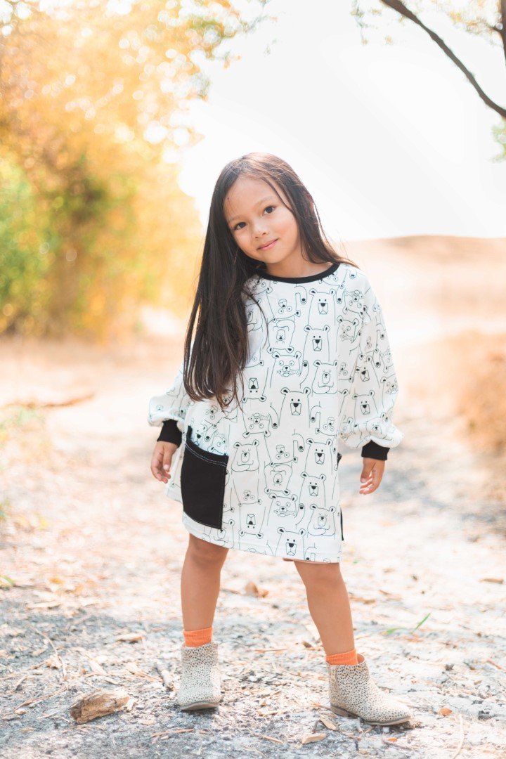 Oversized Tee and Dress Lowland Kids