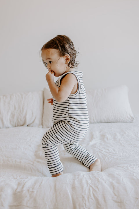 Placket Romper - Lowland Kids