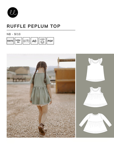 Ruffle/Peplum Top - Lowland Kids
