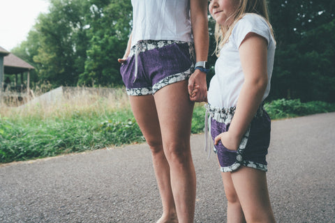 Women's Retro Shorties - Lowland Kids