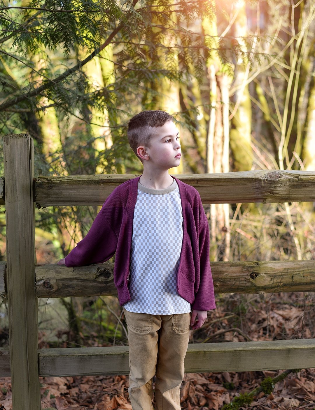 Youth Chunky Cardigan Lowland Kids