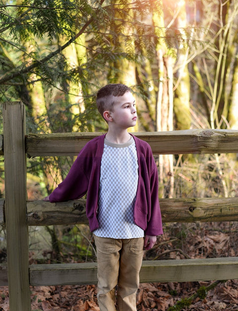 Youth Chunky Cardigan - Lowland Kids