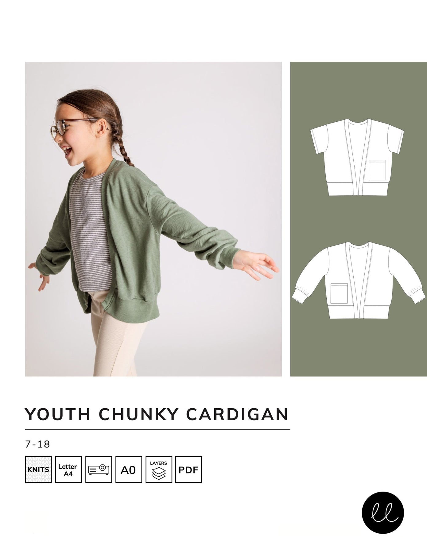 Youth Chunky Cardigan