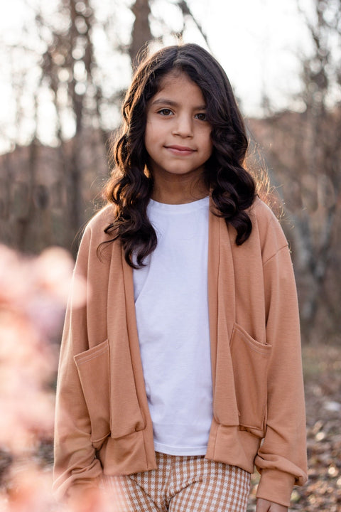 Youth Chunky Cardigan - Lowland Kids