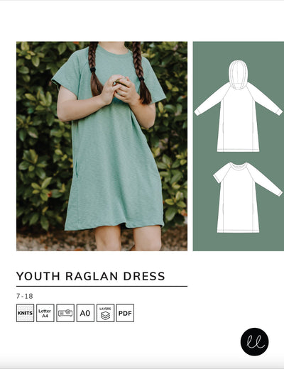 Youth Raglan Dress - Lowland Kids